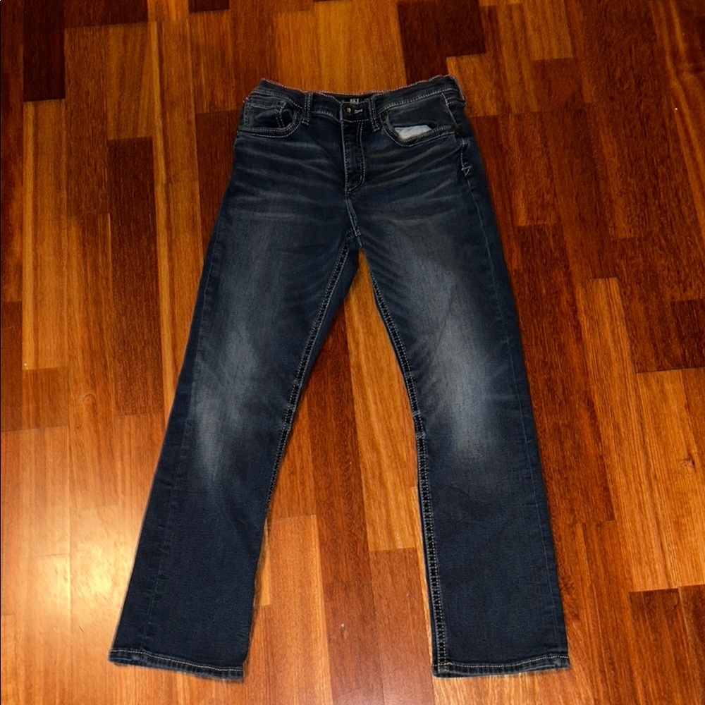 BKE Blue Straight Jeans Classic Denim